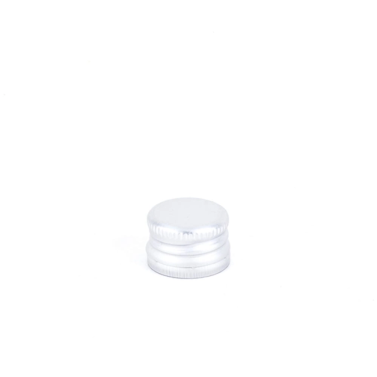 Zakrętka mini 18 mm srebrna do buteleczek