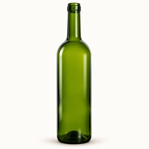 Minimalistyczna zielona butelka po winie.png