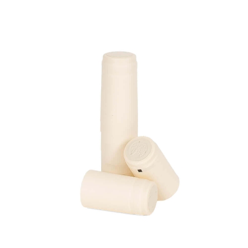 Kapturki termokurczliwe kremowe 31 mm