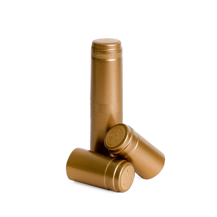 Kapturki termokurczliwe złote 31 mm