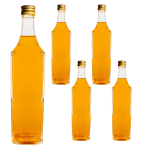 20 sztuk butelek Granit 500 ml + zakrętki 28/18 mm
