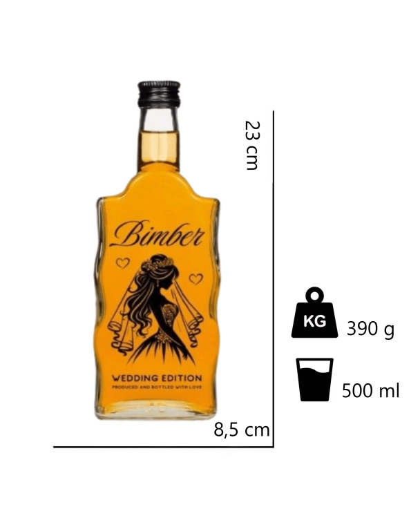 20 butelek Warta 500 ml z nadrukiem Panna Młoda – zdjęcie 4