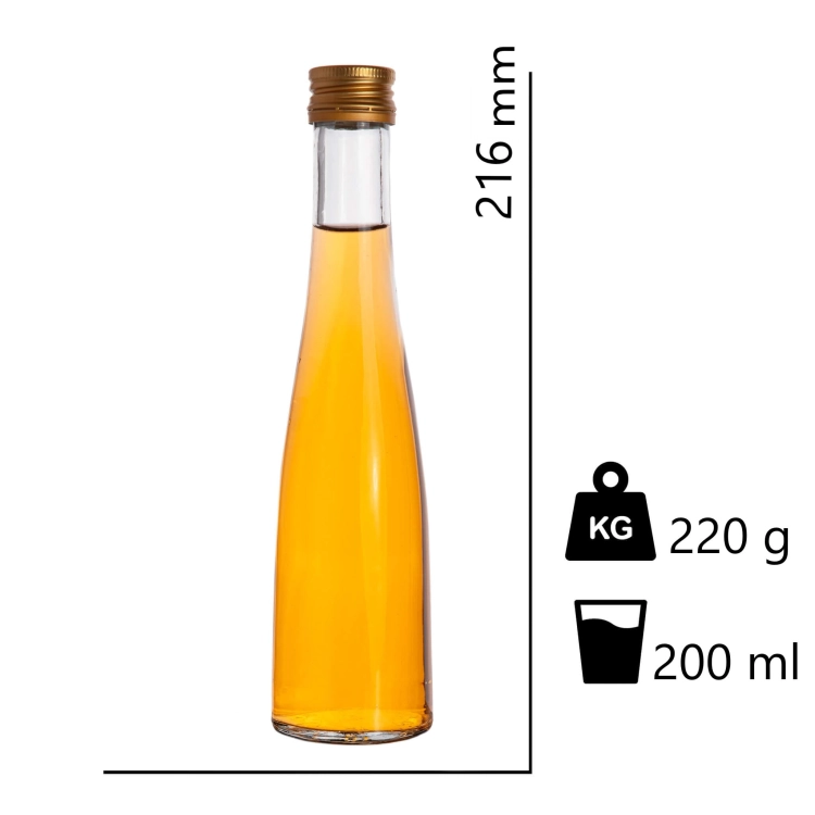 5 butelek Belvedere 200 ml z zakrętkami – zdjęcie 6
