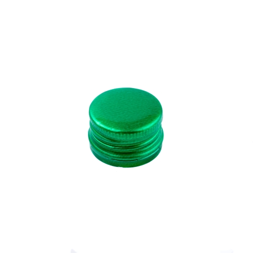 Zakrętka 28/18 mm zielona do butelek szklanych – zdjęcie 2