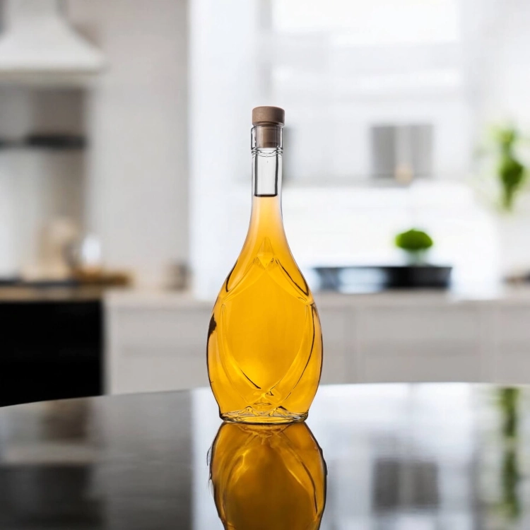 Butelka Iris 500 ml z korkiem – butelka na blacie kuchennym