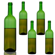 Butelka Bordeaux 750 ml zielona na wino – zdjęcie 2