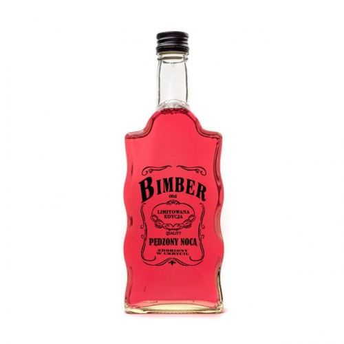 Butelka Fala 500 ml z nadrukiem na bimber – zdjęcie 2