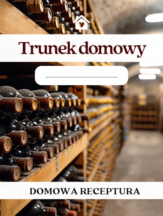 Etykieta Trunek domowy 6x8 cm na każdą nalewkę