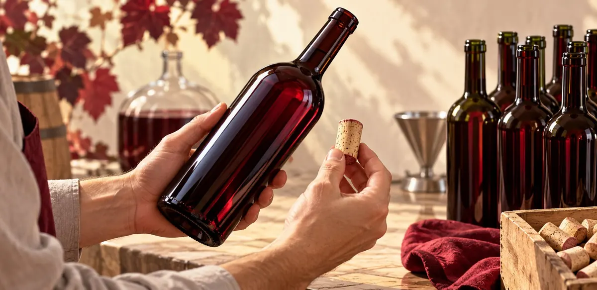 Szczegóły doboru butelek na wino
